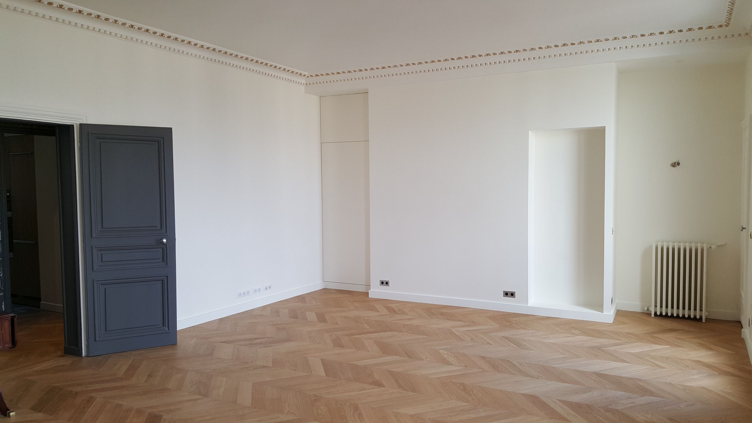 Rénovation totale d'un appartement alliant ancien et contemporain