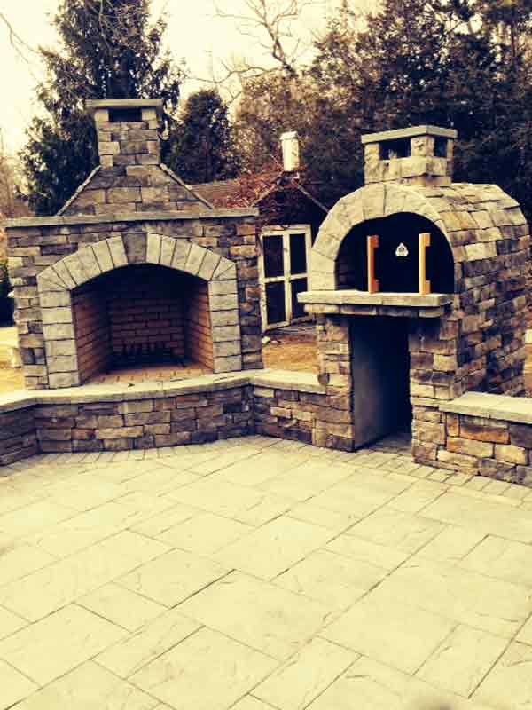 The Ferriola Family Wood Fired Brick Pizza Oven And