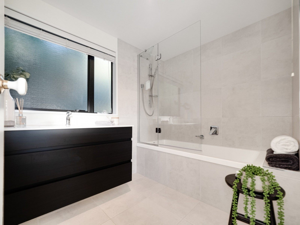 Window above bathroom sink