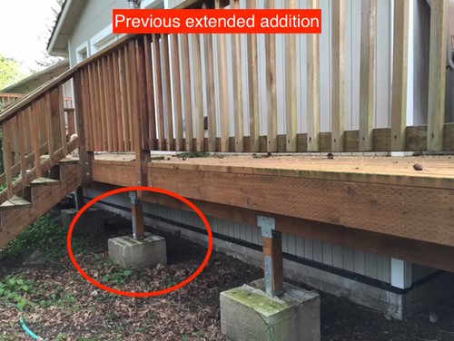 Prepare foundation and footing for precast deck pier blocks
