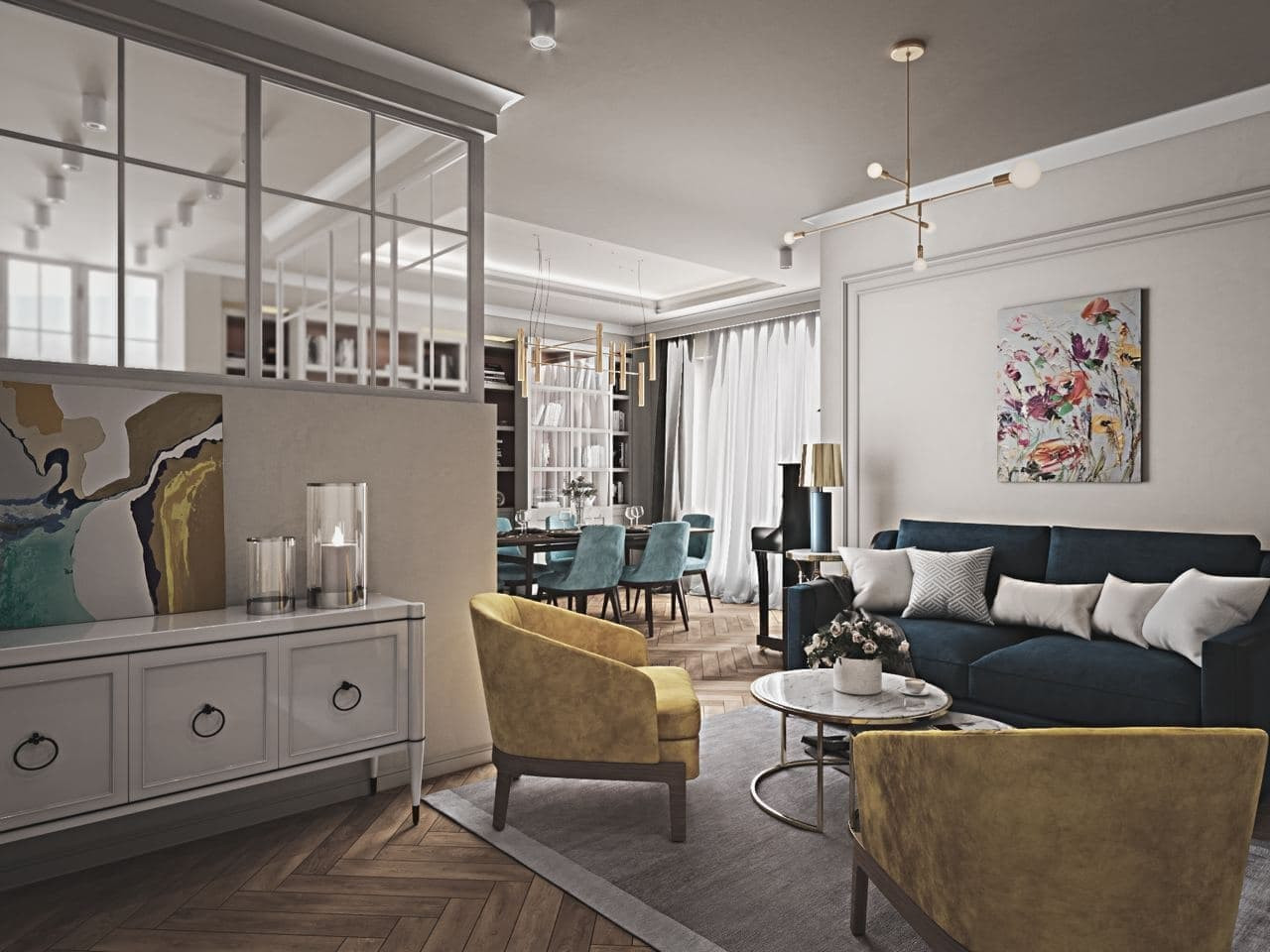 Гостиная-столовая