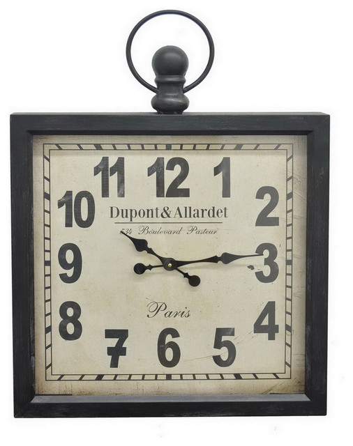 Three Hands Metal Wall Clock Traditional Clocks By Three Hands Metal Wall Clock