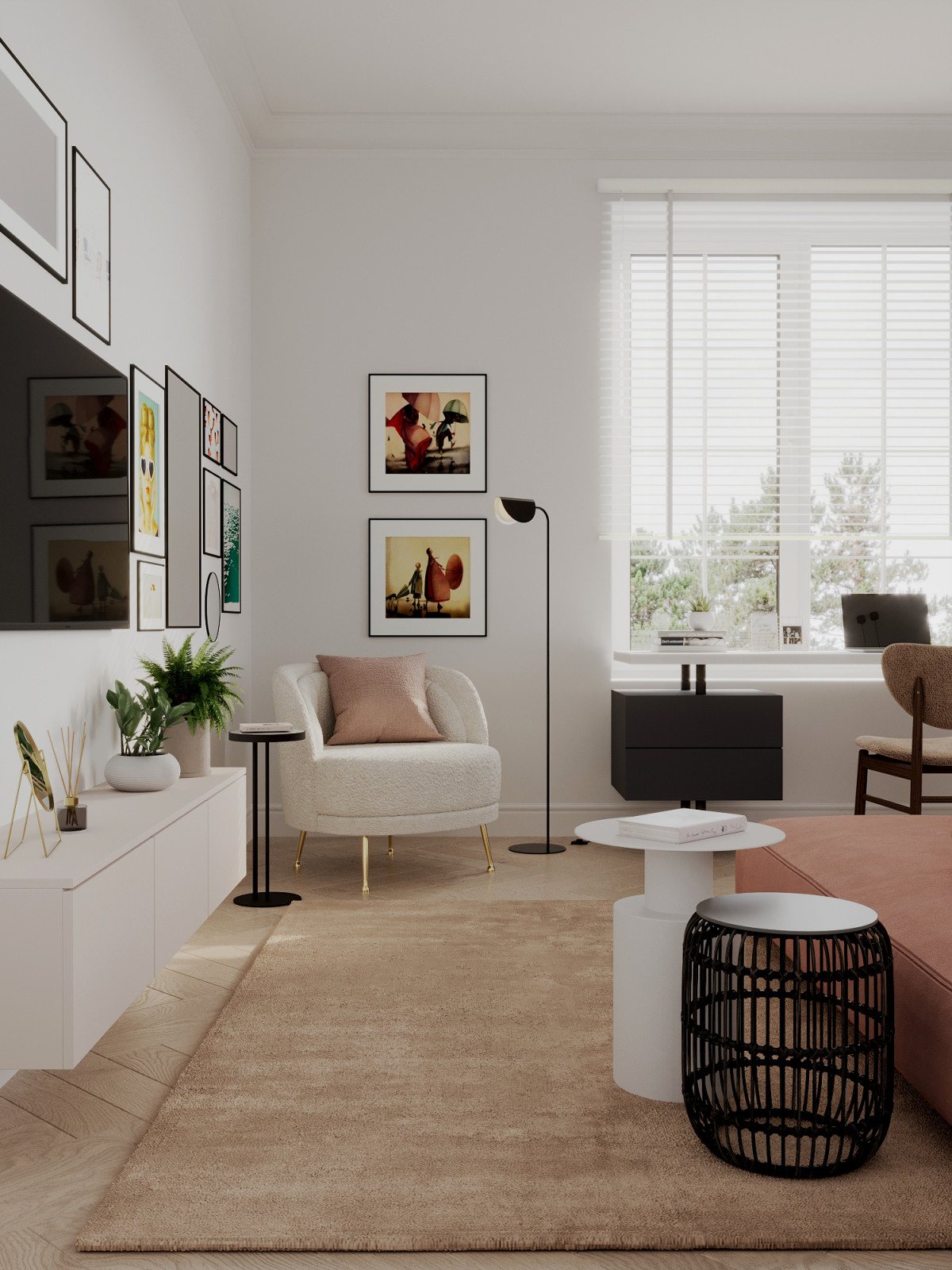 Дом с арочными окнами