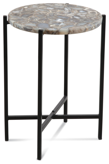 Cicco Accent Table, Agate, Black