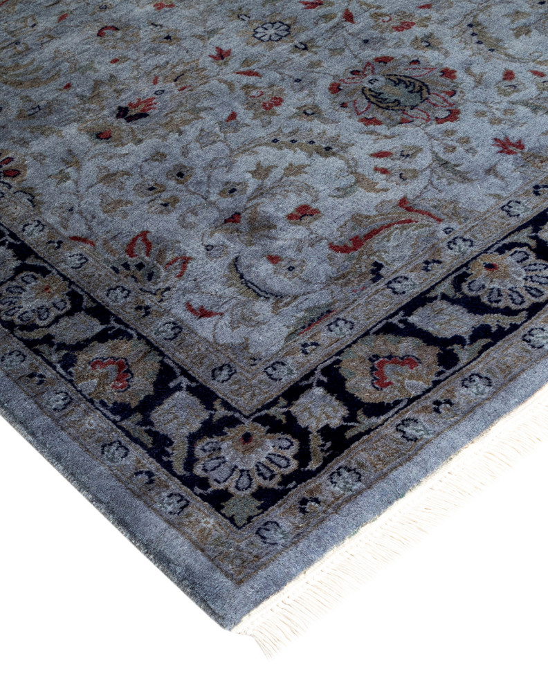 Fine Vibrance, One-of-a-Kind Hand-Knotted Area Rug Gray, 3' 1" x 5' 5"