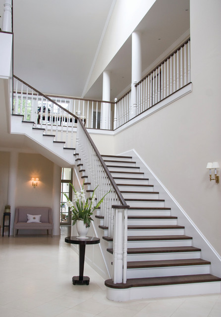 escalier interieur villa moderne