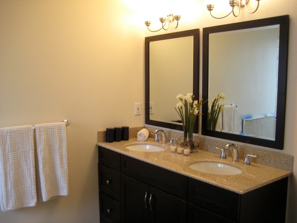 Inspiration for a transitional bathroom remodel in Denver