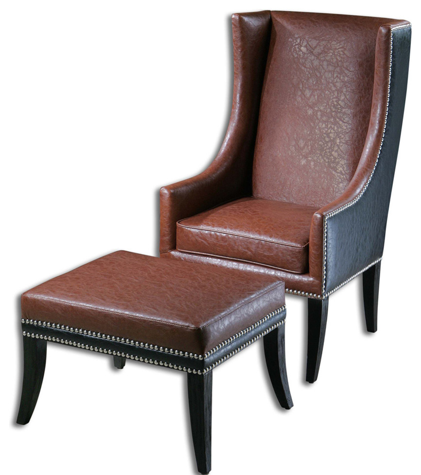 Detrick Leather Armchair