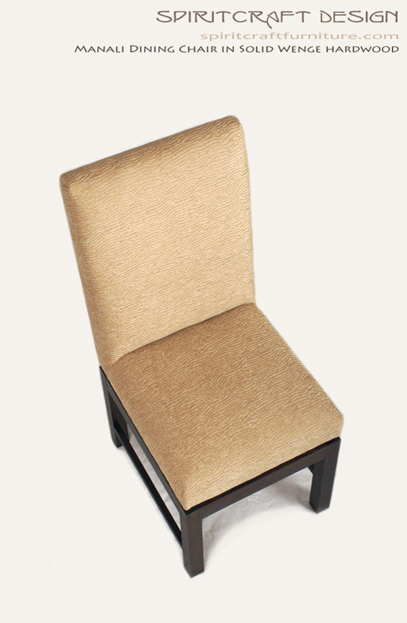 The Manali Dining Chair in Solid Wenge