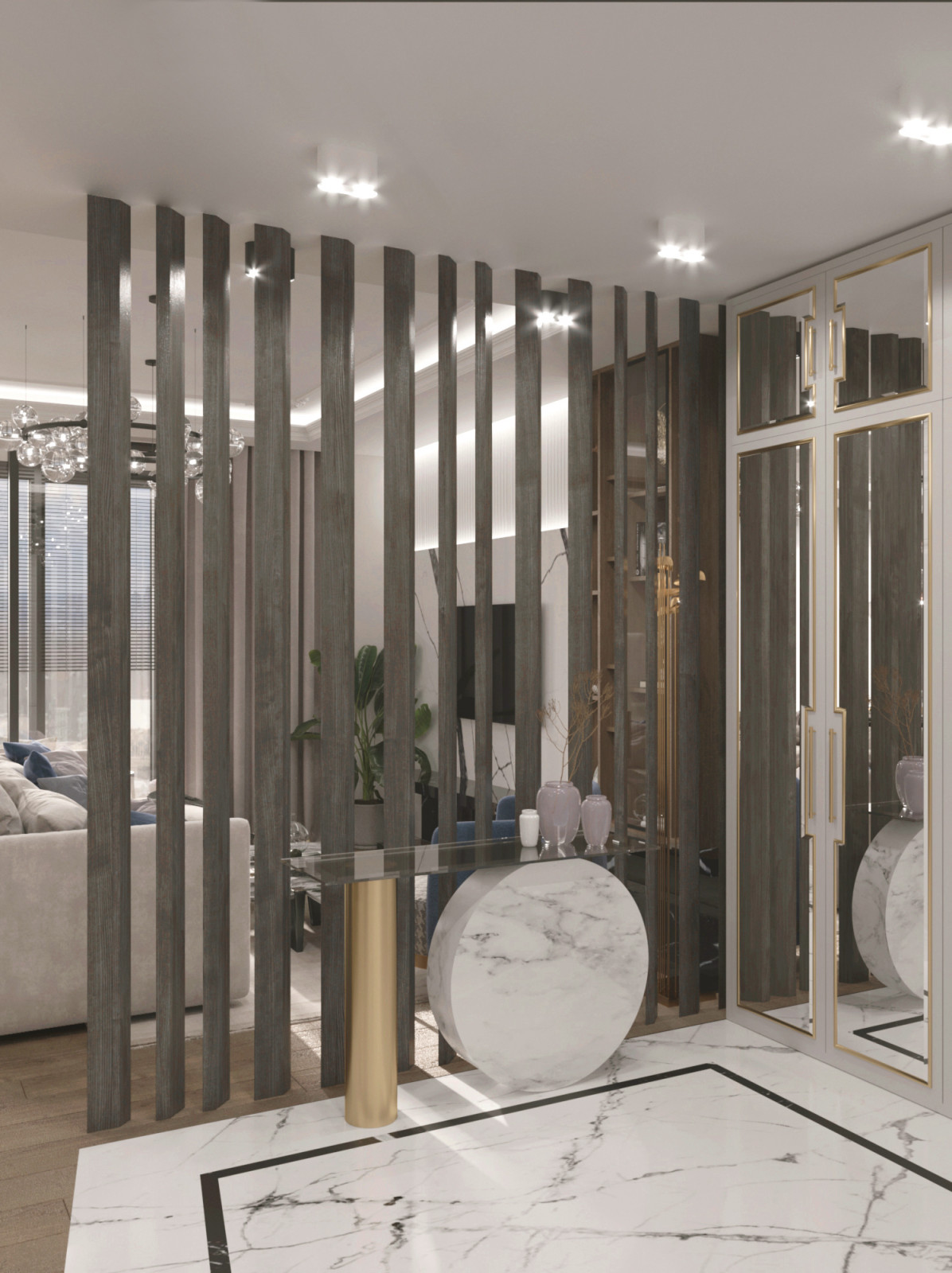 Интерьер для семьи с двумя детьми