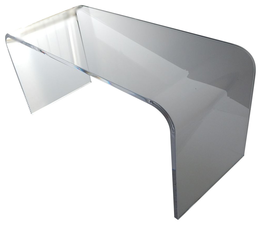 Acrylic Coffee Cocktail Table Lucite, 44"x 16"x 16", 3/4" Thick