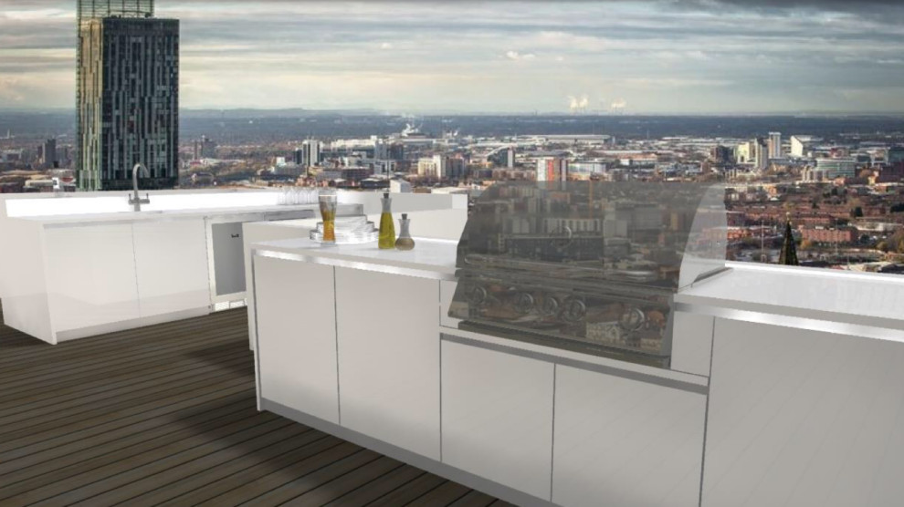 Luxurious Penthouse with Roof Terrace, Manchester