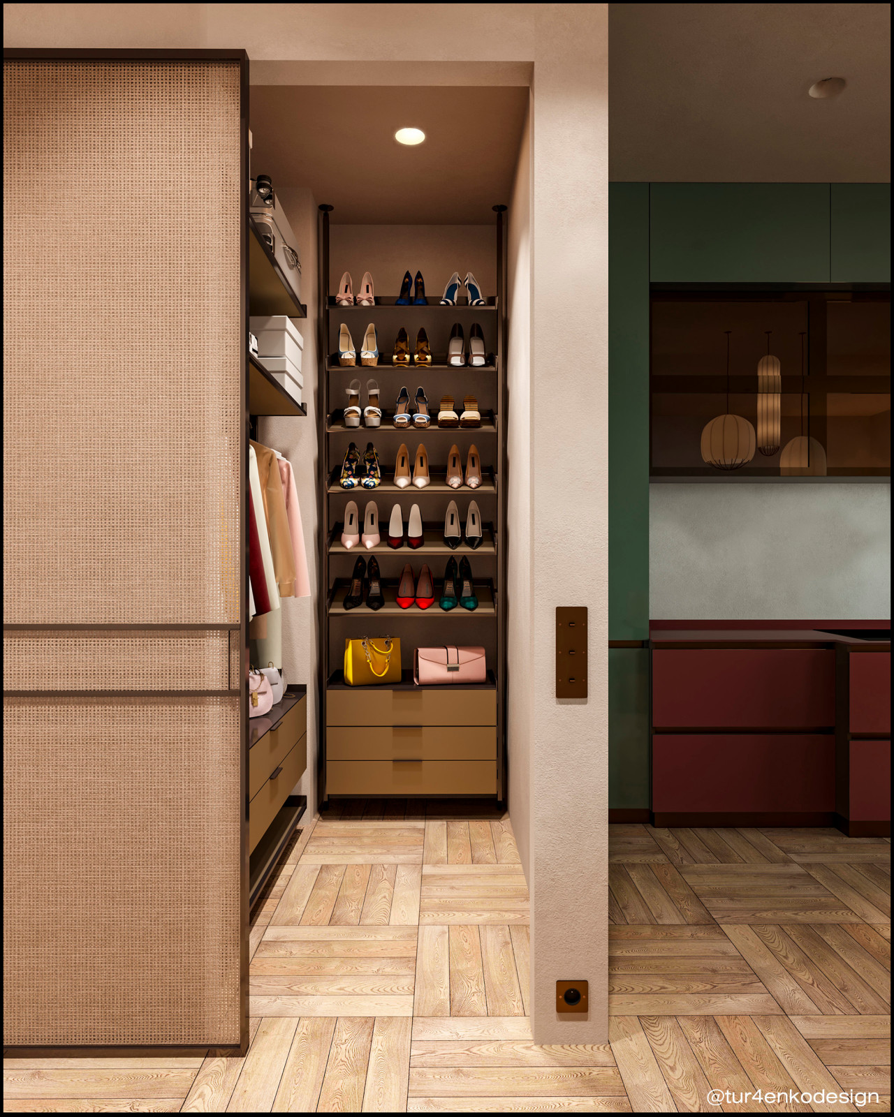 Эклектичный дизайн квартиры 100 м2 в ЖК "Павелецкая сити"