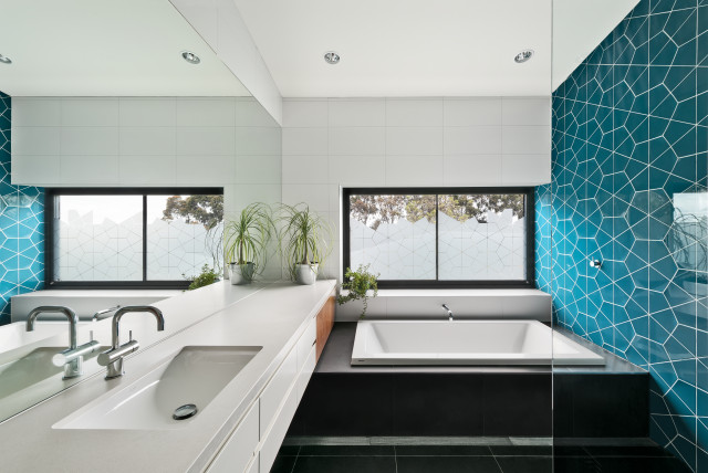 Boulevard House contemporain-salle-de-bain