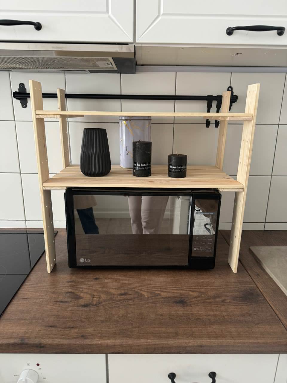 Полка для микроволновки / Стеллаж БОР мини