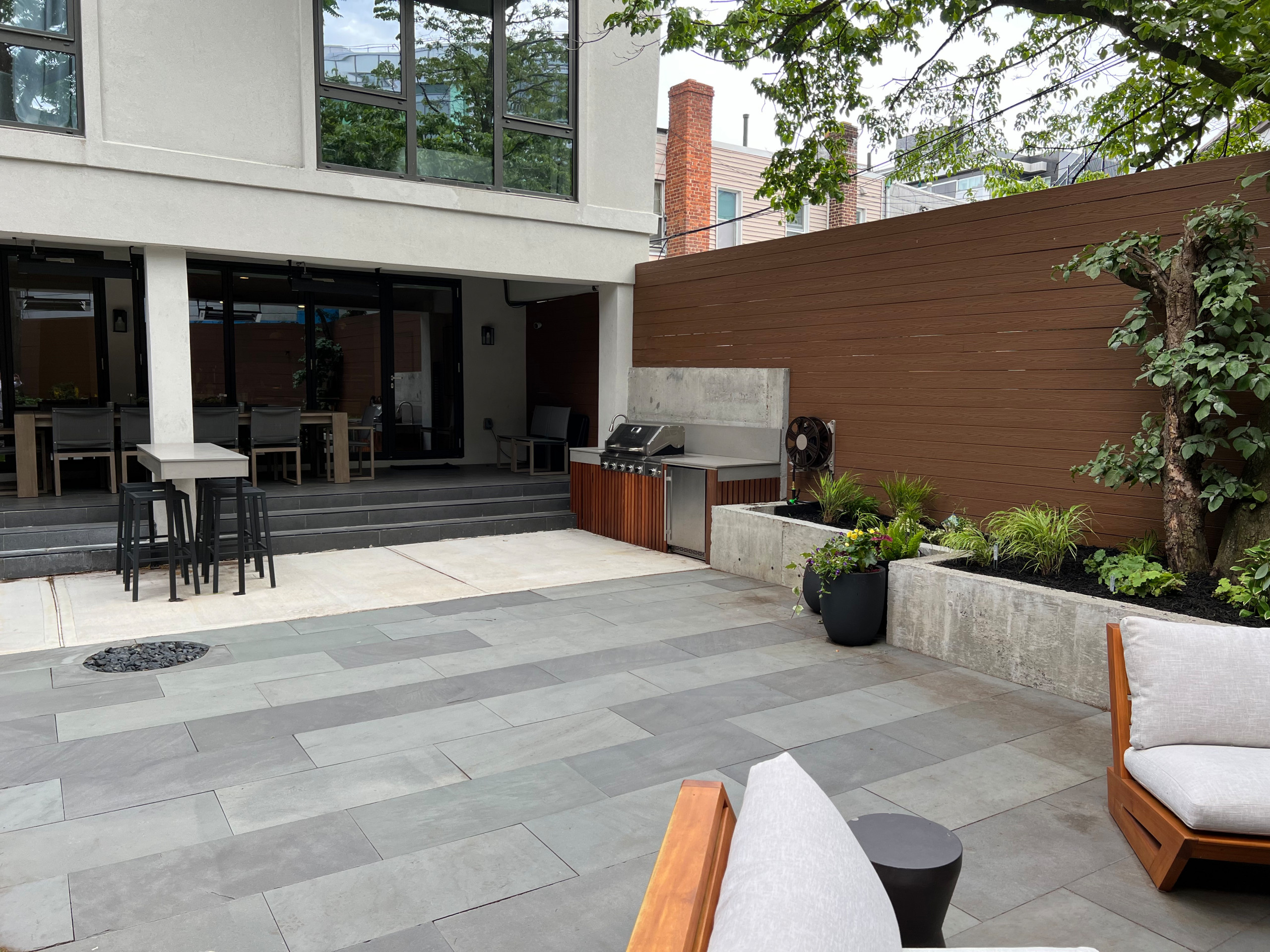 Williamsburg new condo shade garden