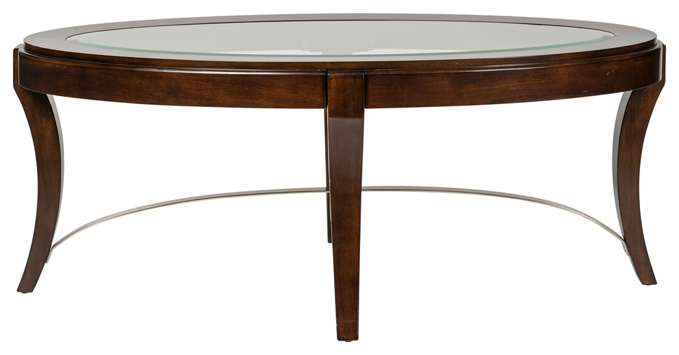Avalon Oval Cocktail Table - Contemporary - Coffee Tables - by Liberty