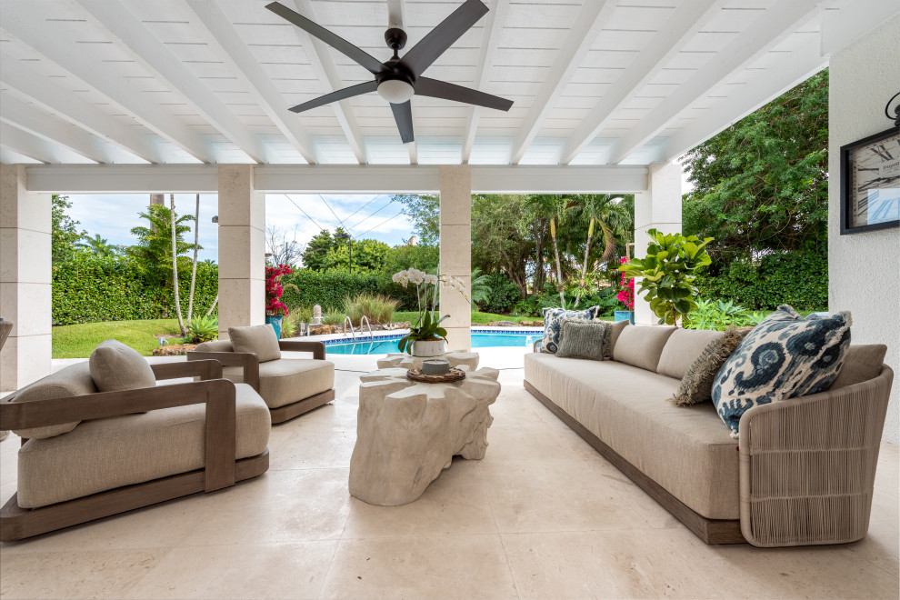 Sunset Residence Contemporary Patio Miami by Allure Design