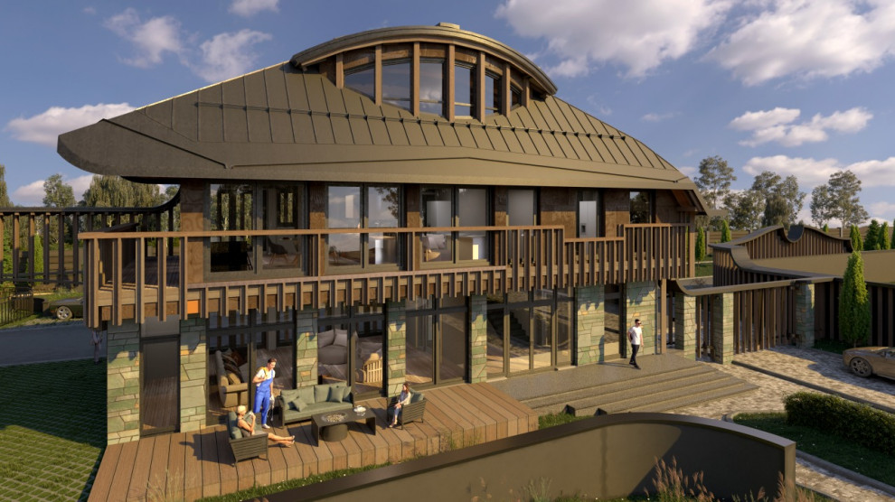 Administative building fo settlement                Администрация посёлка