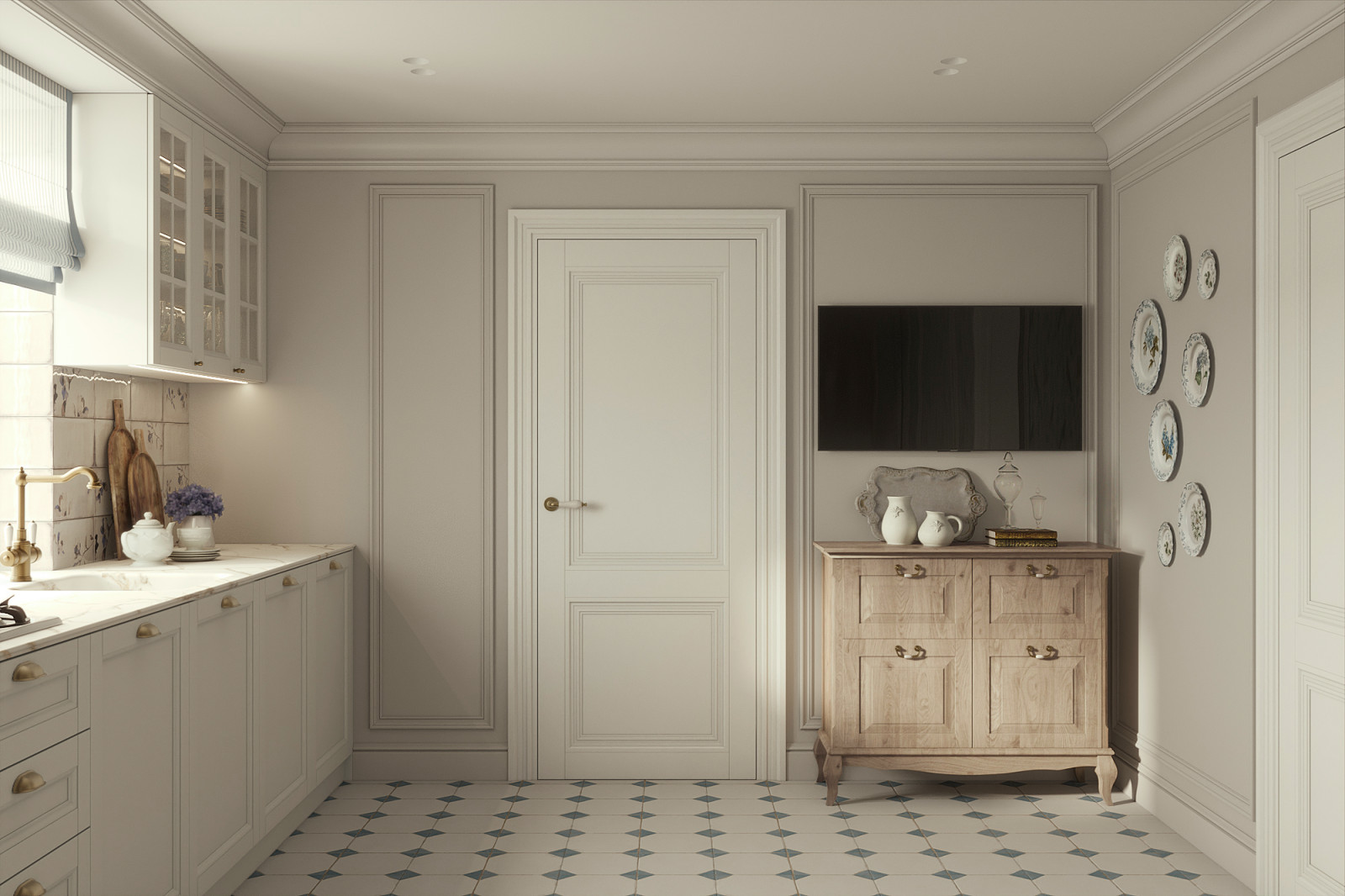 Дом в стиле прованс г. Бирюч (80 кв.м.)