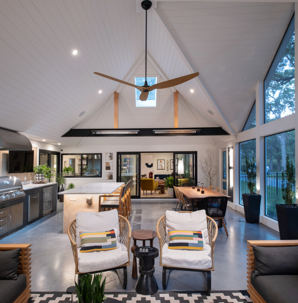 Prairie Village Screen Porch and Interior Transformation