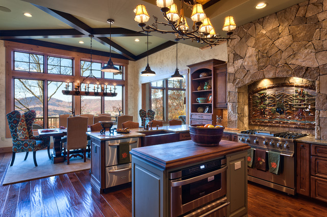 Rustic Vacation Home rustic-kitchen