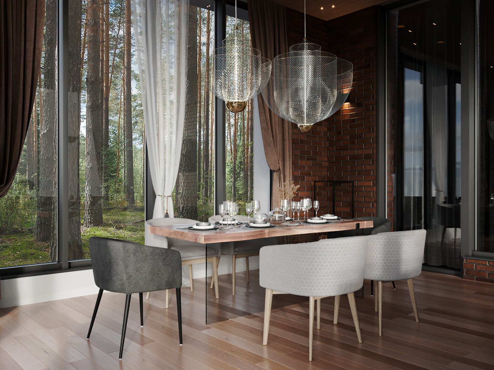 Терраса в сосновом бору