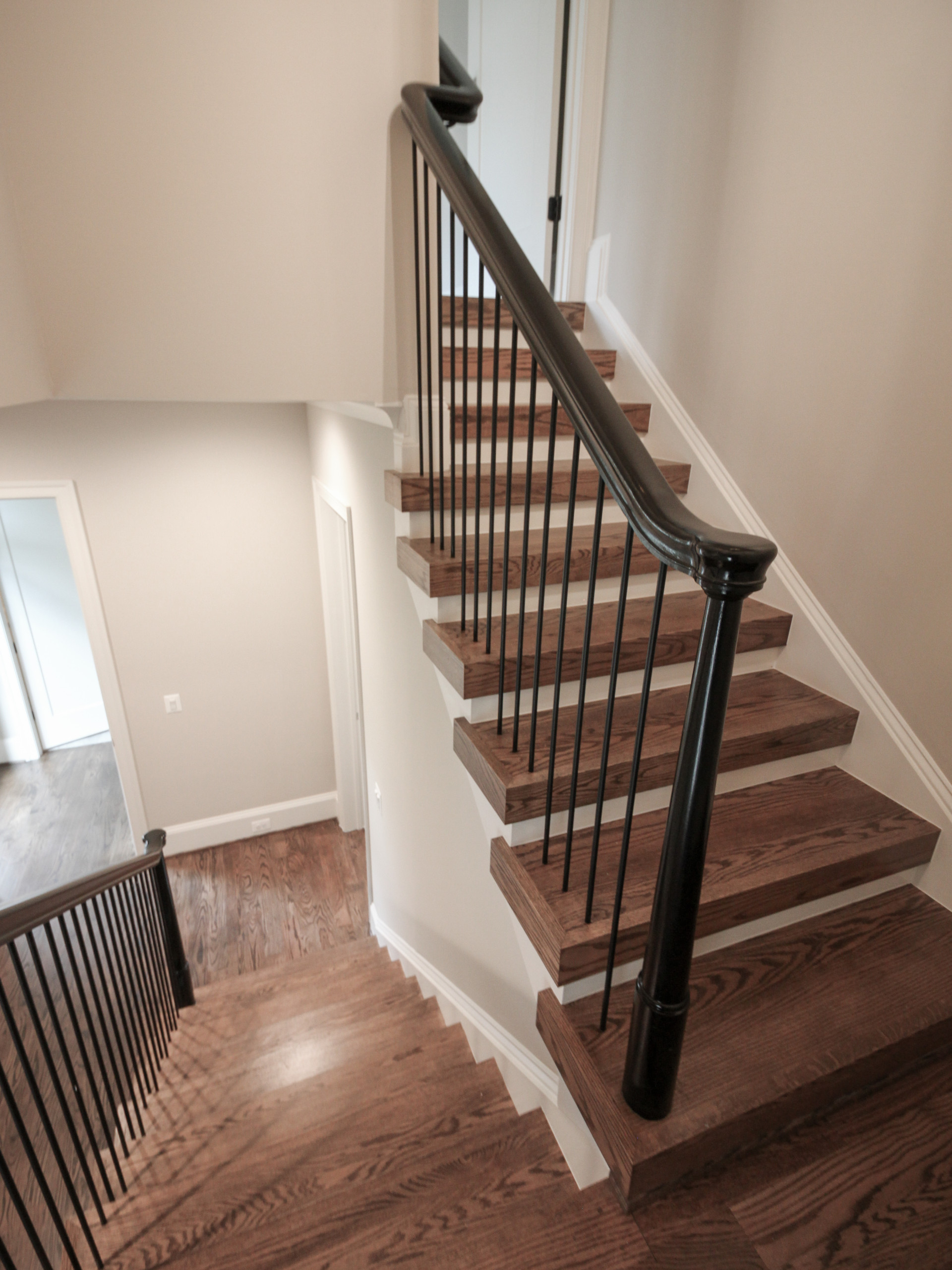 89_Eclectic and Edgy Staircase in French Contemporary Residence, McLean VA 2210