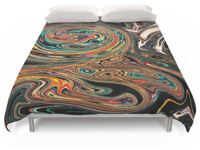 Crazy Marble Duvet Cover Contemporary Duvet Covers And Duvet