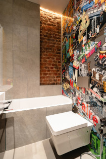 Дизайн ванной комнаты с туалетом маленькая площадь (71 фото)