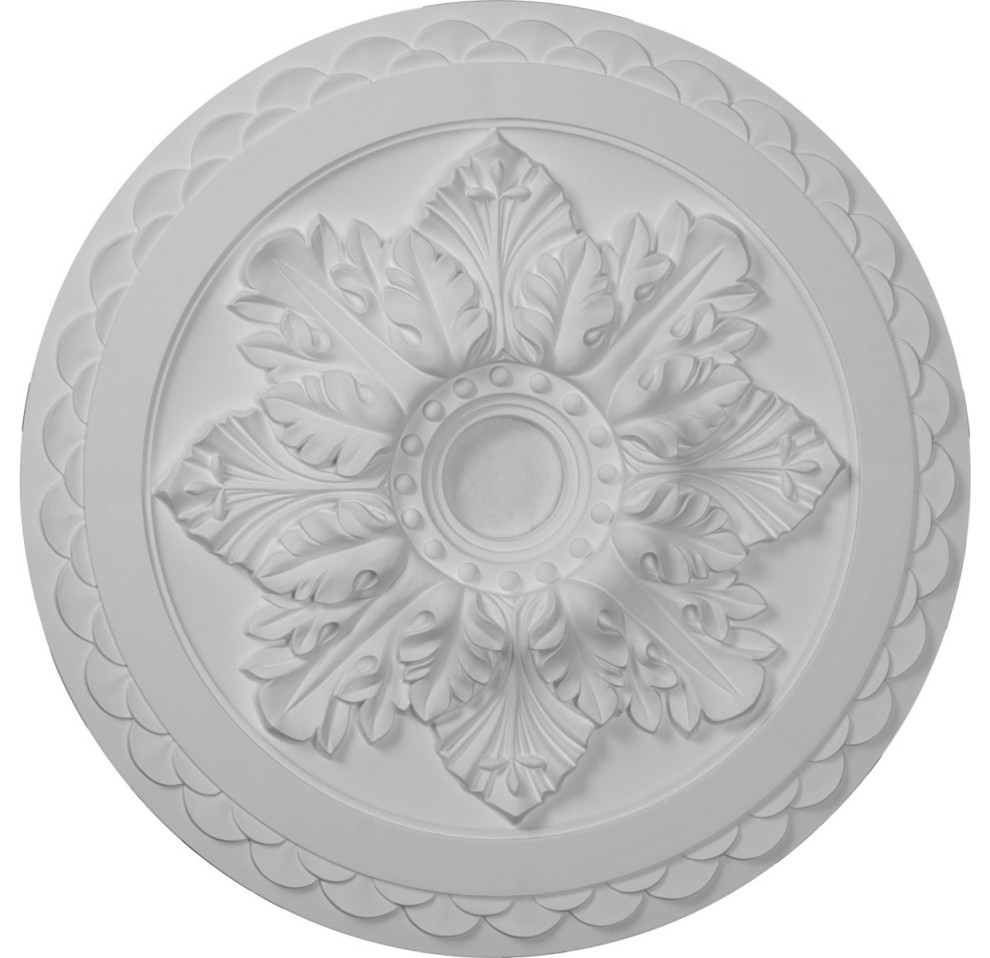 23 5/8"OD x 3"ID x 2"P Bordeaux Deluxe Ceiling Medallion