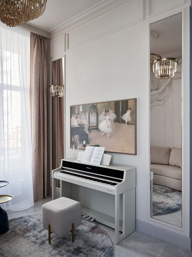 La musique... Интерьер квартиры в стиле ар-деко