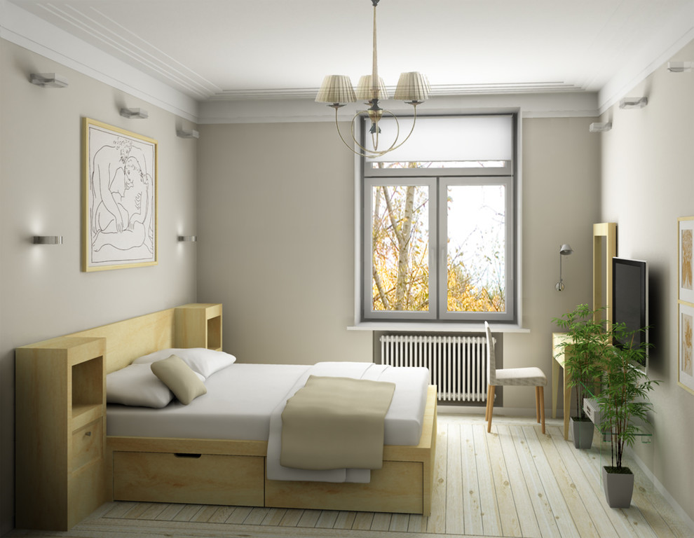 Минимализм в трехкомнатных апартаментах