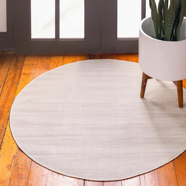 Unique Loom Solid Williamsburg Rug, 8'x8' Transitional Area Rugs by BisonOffice Houzz