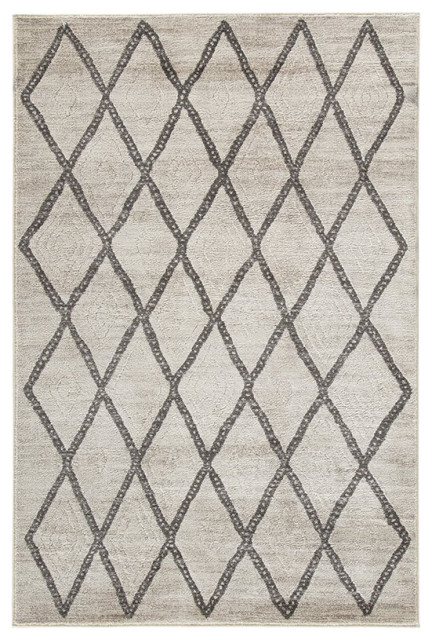 Ashley Furniture Jarmo 7'10" x 9'10" Rug in Gray and Taupe