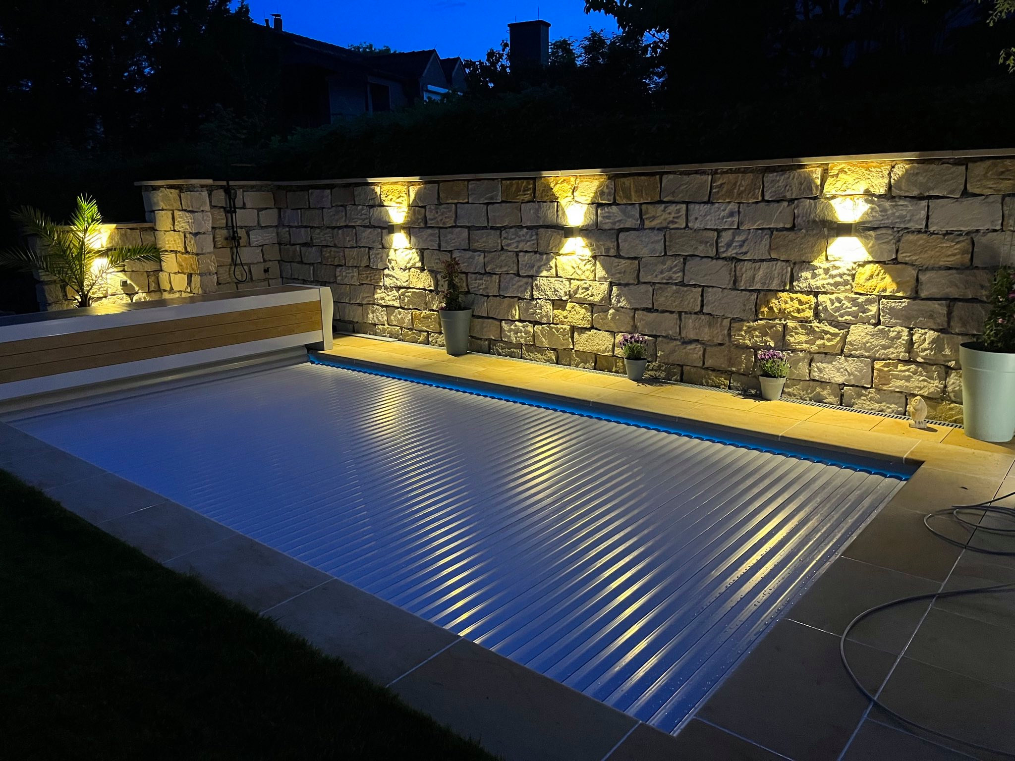 Poolbau mit Kundenunterstützung