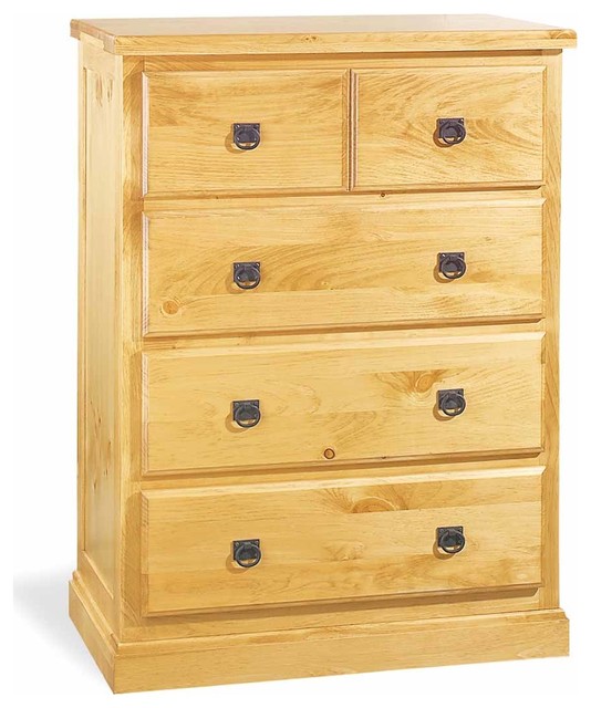 Stafford Pine Four Drawer Dresser Chest Easy Assembly Kit