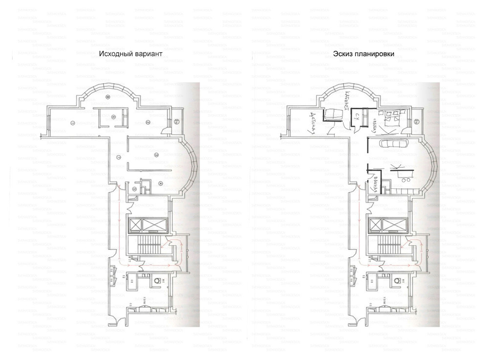 Идеи перепланировки для многокомнатных квартир