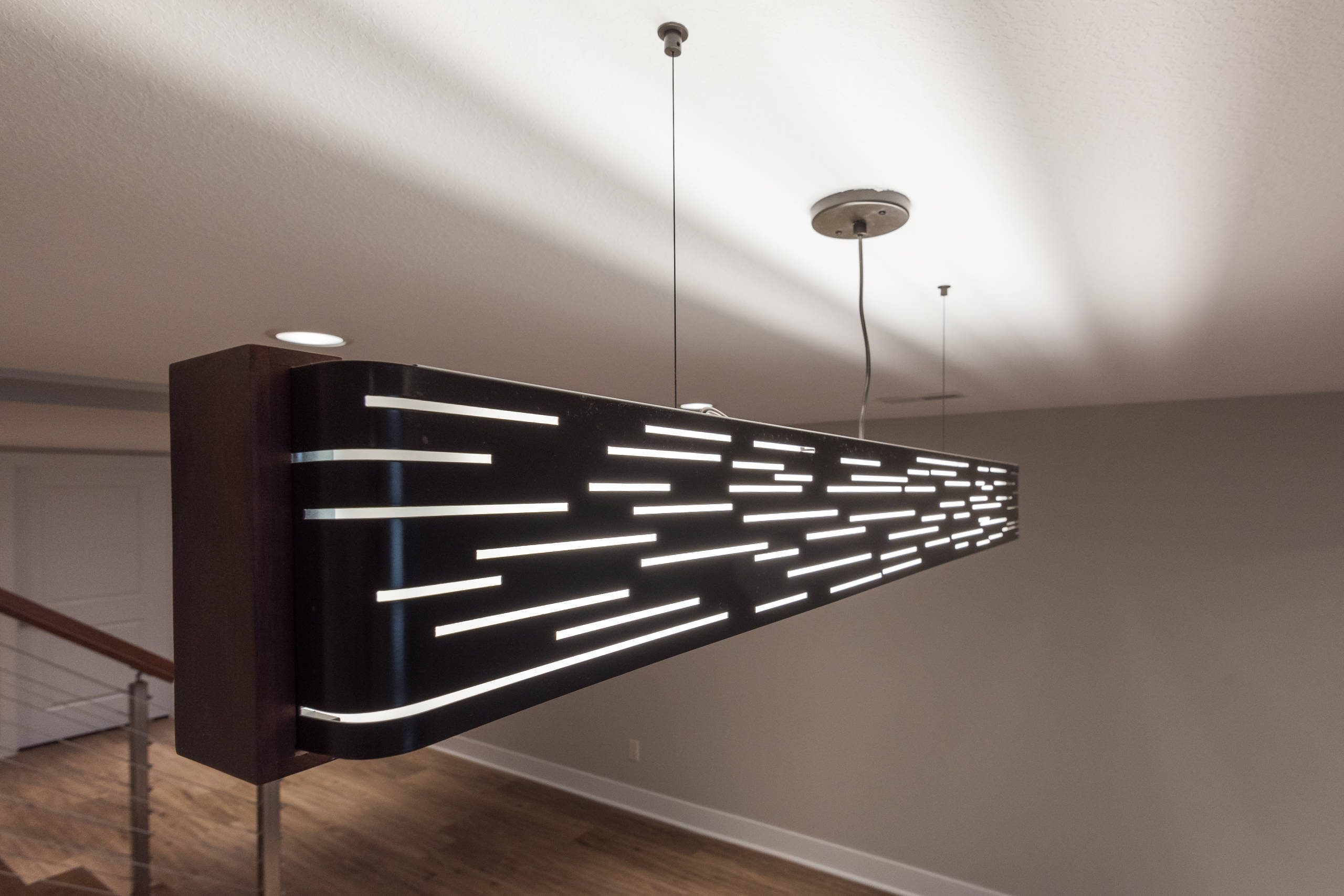 Transitional Modern Basement with Guest Bedroom Paxton