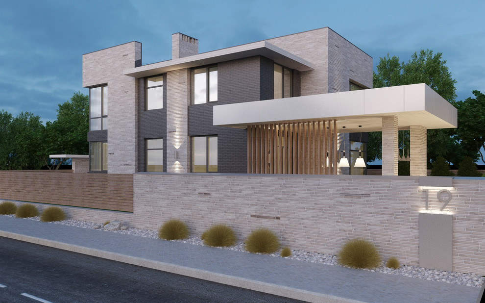 Современный дом из ригеля