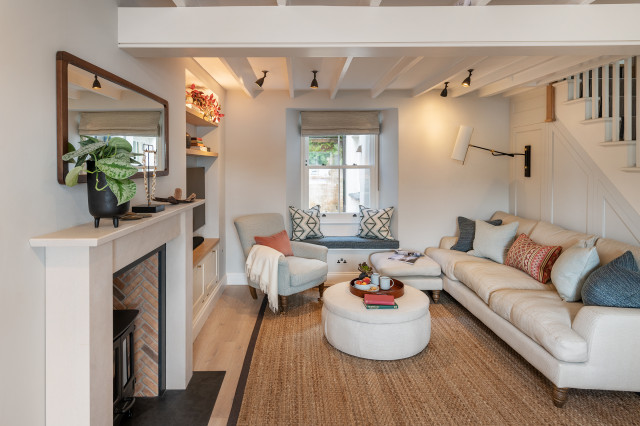 Coastal Cottage Cornwall beach-style-living-room