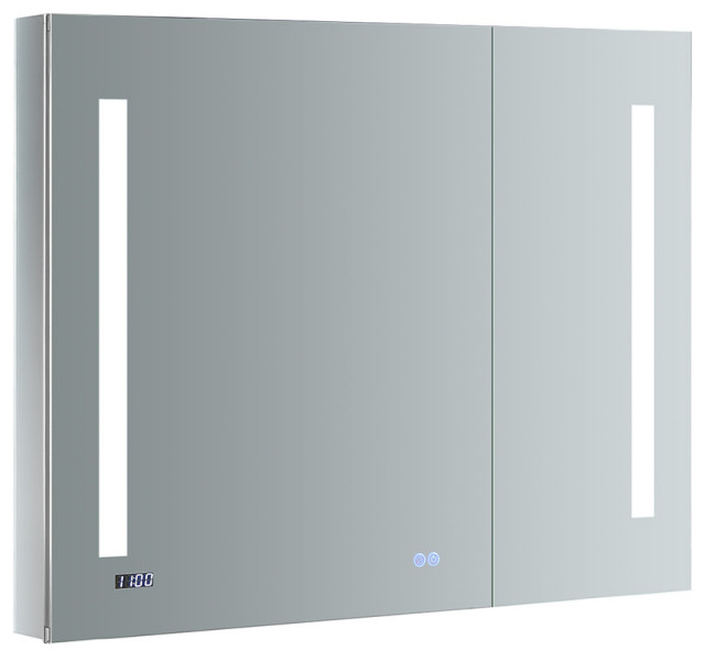 Fresca Fmc013630 Luminosa 36 X 30 Lighted Frameless Medicine Modern Medicine Cabinets By Buildcom