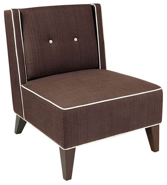 Office Star Avenue Six Marina Chair in Woven Chocolate
