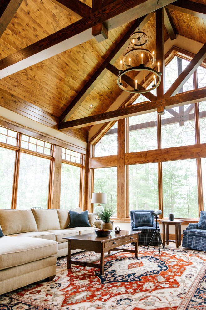 Home design - rustic home design idea in Denver