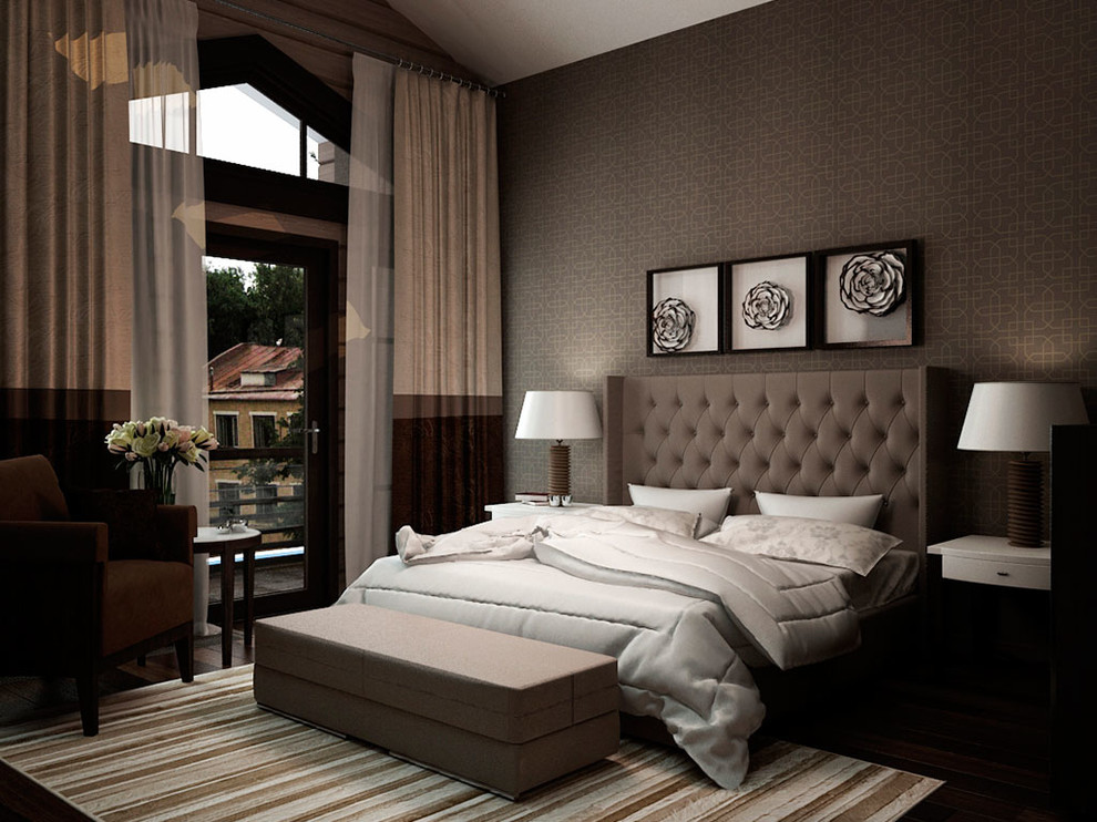 Дом в оттенках кофе и корицы