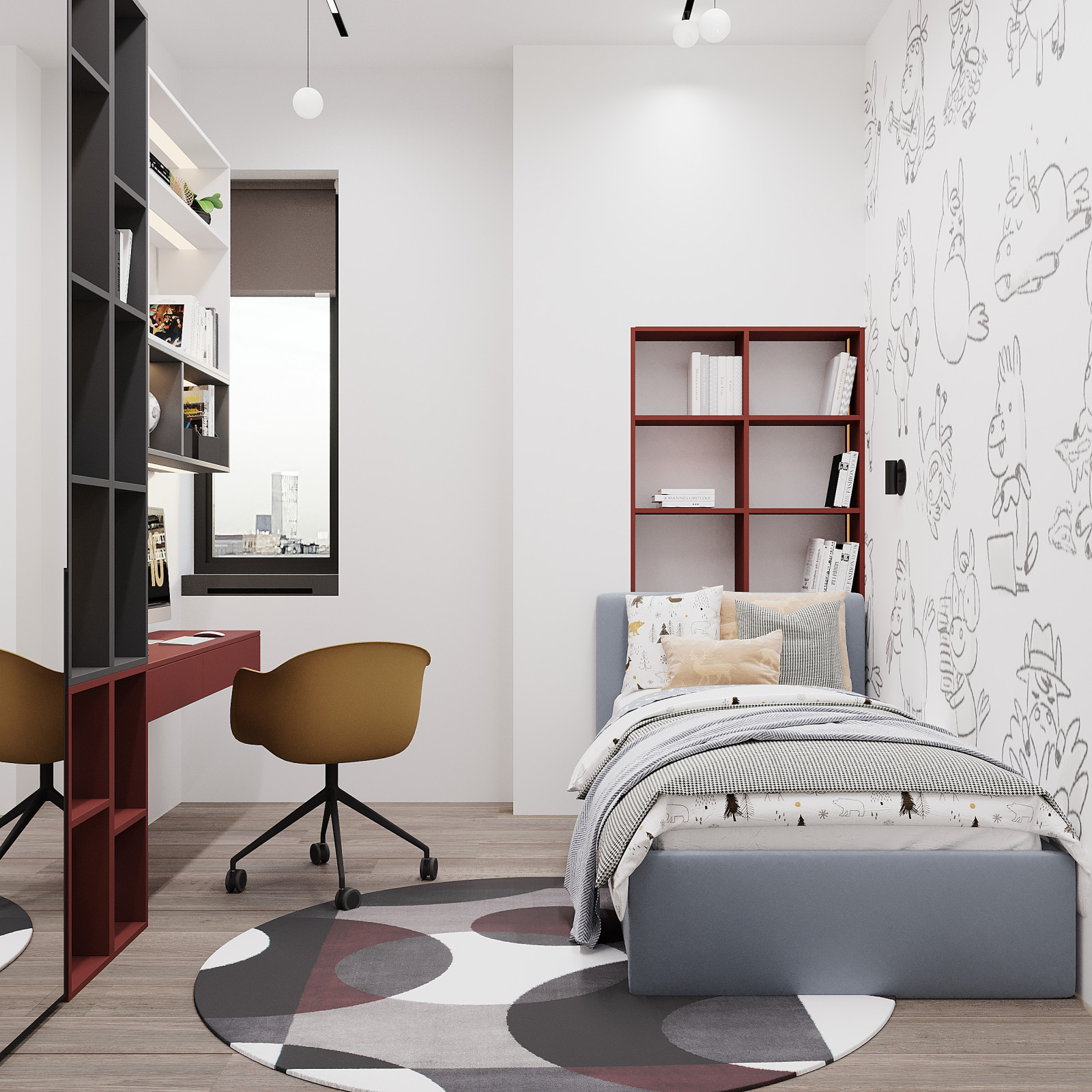 Яркая детская