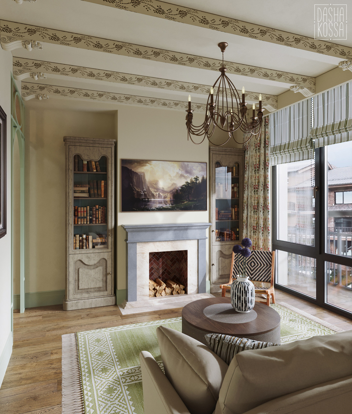 Fairy Countryside. Трехуровневая квартира для сказочной загородной жизни