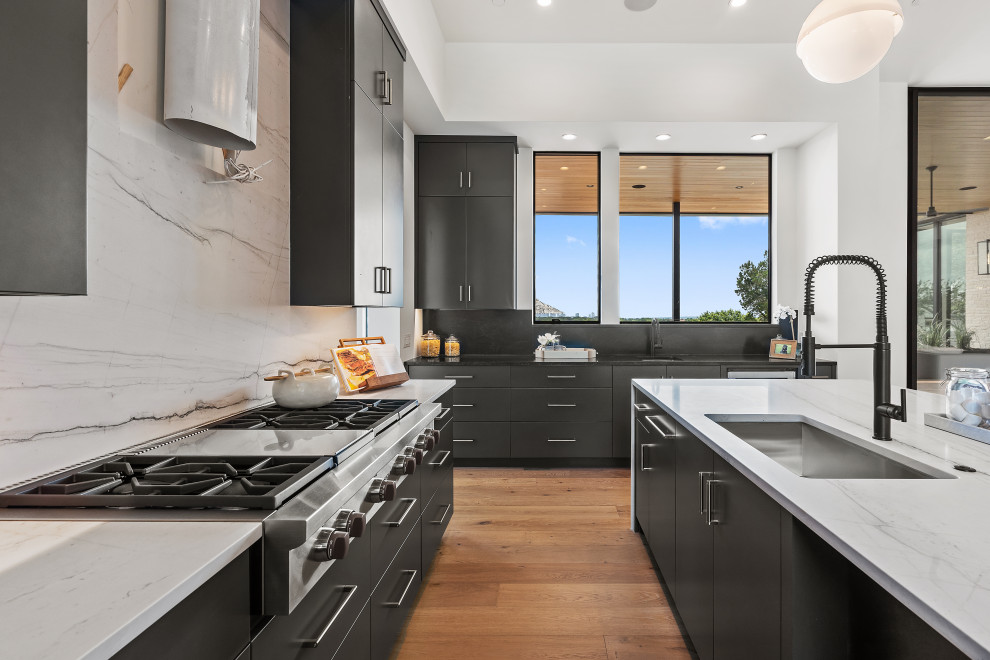 Hillside Residence - Contemporary - Kitchen - Austin - by ALIGN Austin ...