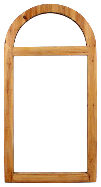 Homeroots Decor Rustic Dressing Mirror With Minimalist Wooden