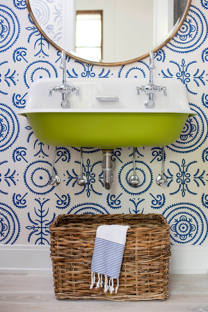 Middleton Farm modern-powder-room